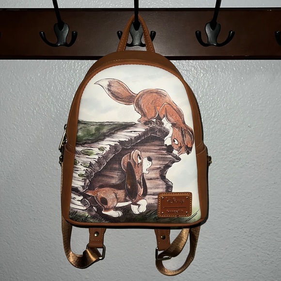 BUNDLE- Loungefly Fox and the Hound bag +Wallet - Picture 1 of 6